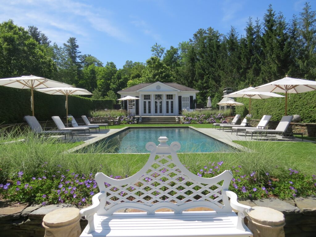 Pool & Pediment Pool House