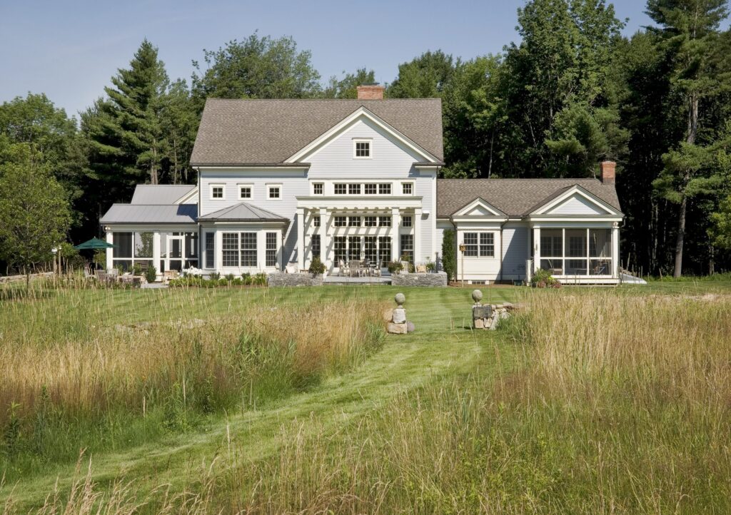 Residence Above A Naturalized Meadow