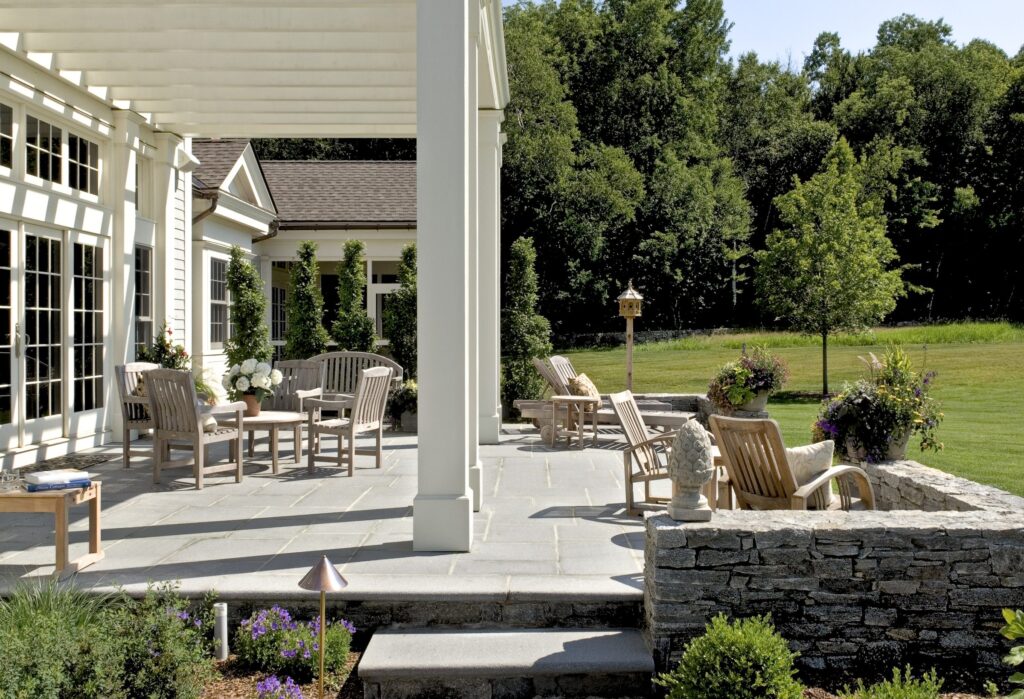 Bluestone Terrace & Teak Seating