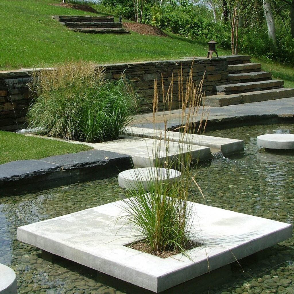 Modern Water Garden